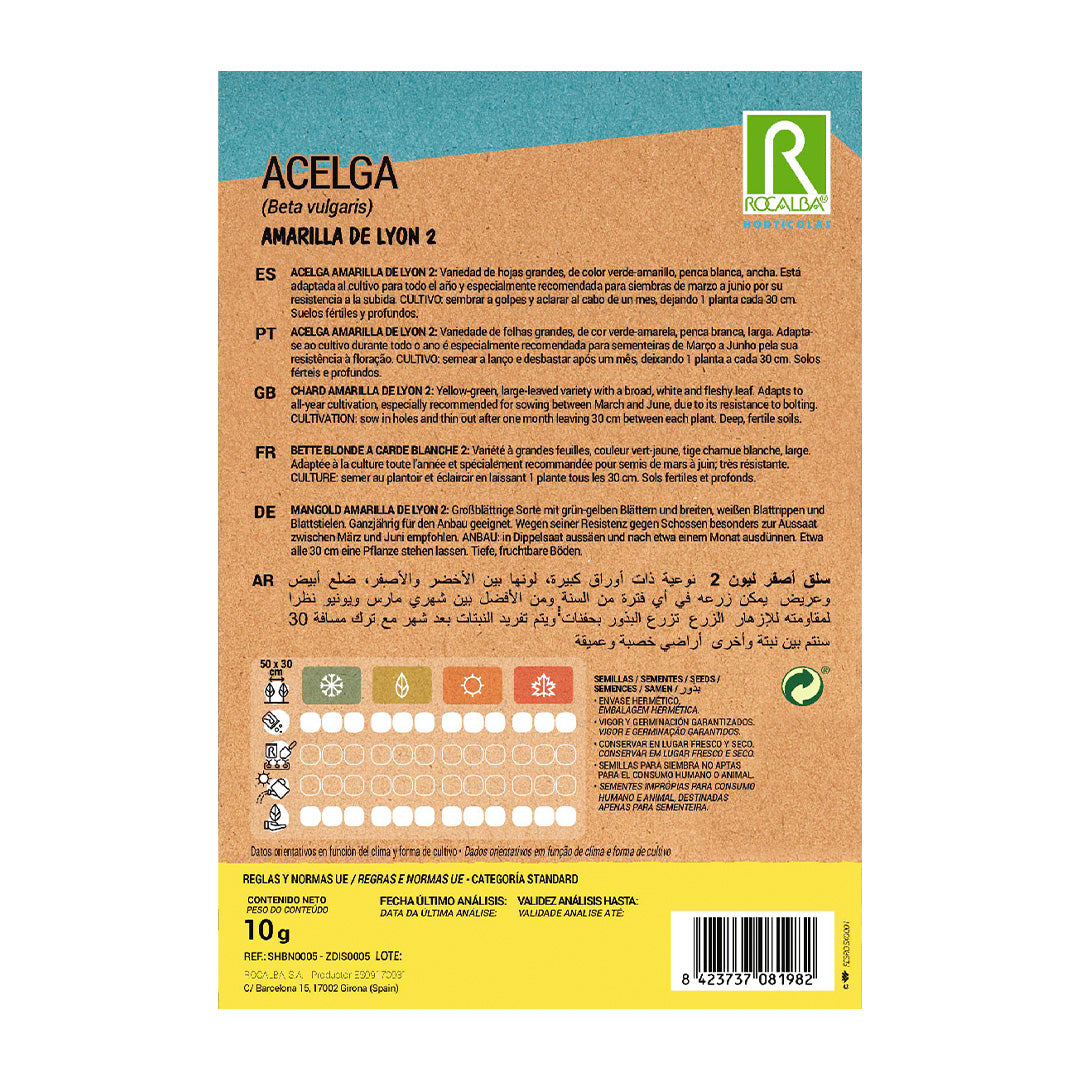 Acelga Amarilla de Lyon