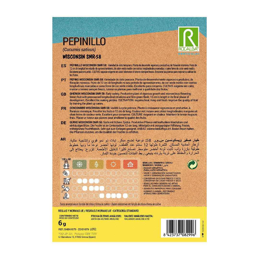 Pepinillo Wisconsin SMR-58